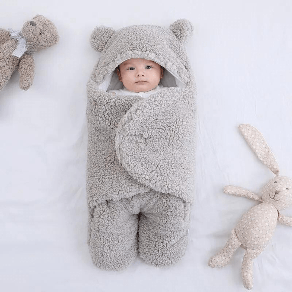 Teddy Snuggle Swaddle Haven - Dee's Delightful Gifts