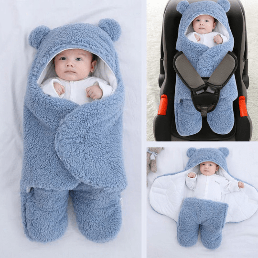 Teddy Snuggle Swaddle Haven - Dee's Delightful Gifts