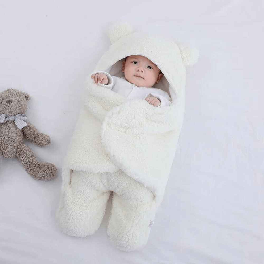 Teddy Snuggle Swaddle Haven - Dee's Delightful Gifts