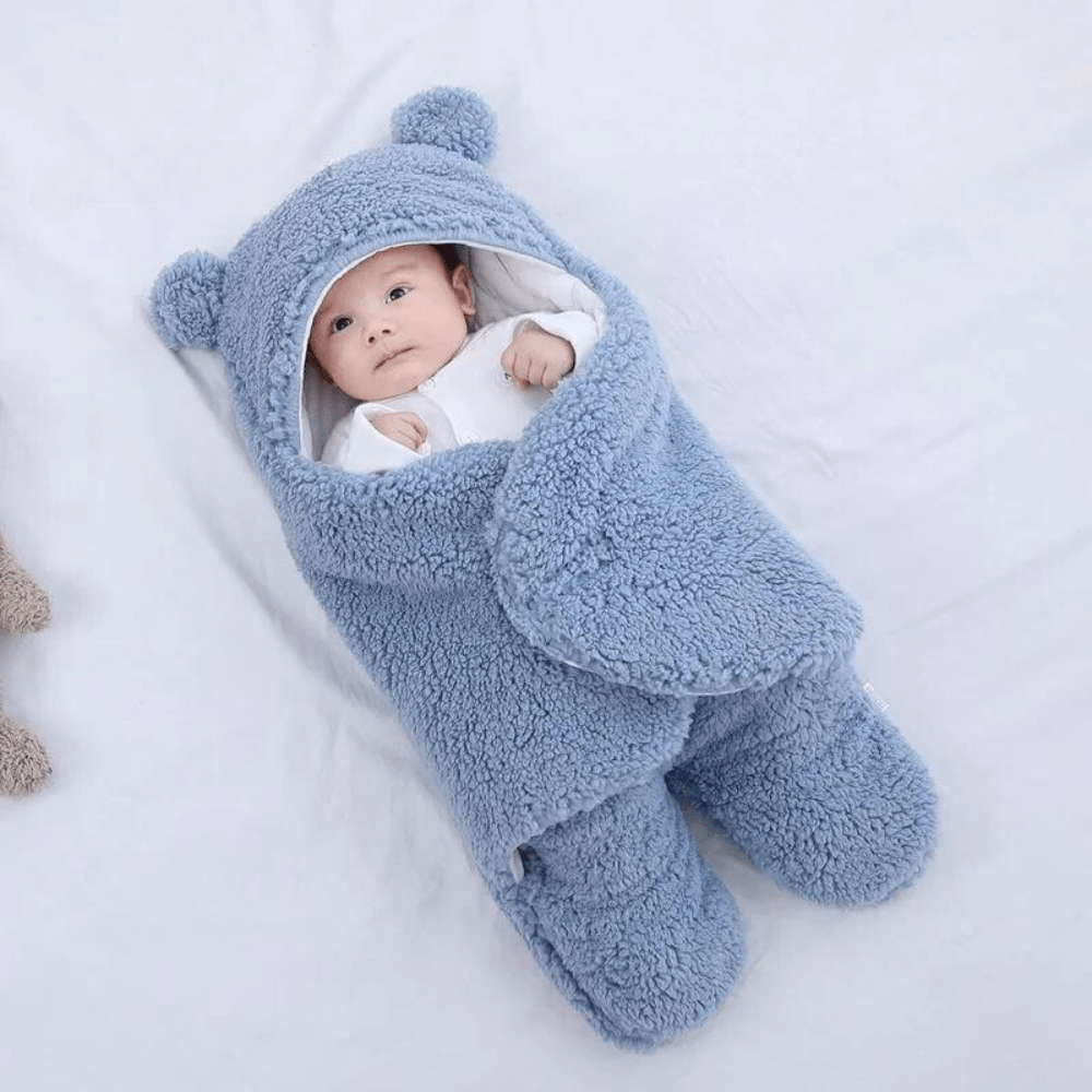 Teddy Snuggle Swaddle Haven - Dee's Delightful Gifts