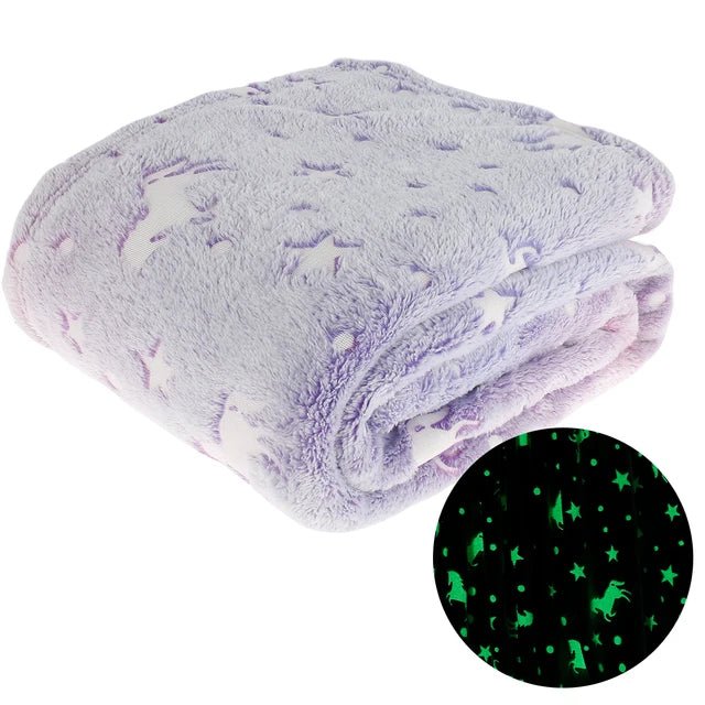 Starry Night Glowing Blanket - Dee's Delightful Gifts