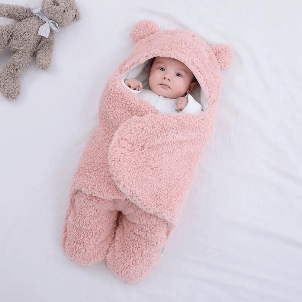 Teddy Snuggle Swaddle Haven - Dee's Delightful Gifts